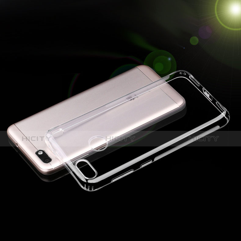 Huawei P9 Lite Mini用極薄ソフトケース シリコンケース 耐衝撃 全面保護 クリア透明 T07 ファーウェイ クリア