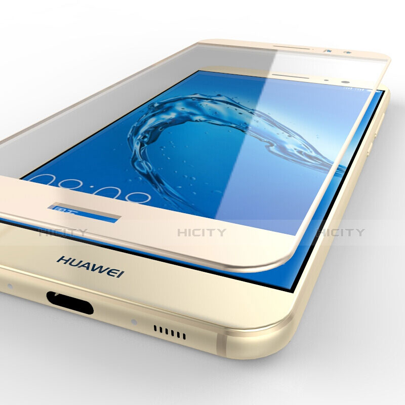 Huawei Rhone用強化ガラス フル液晶保護フィルム F02 ファーウェイ ゴールド