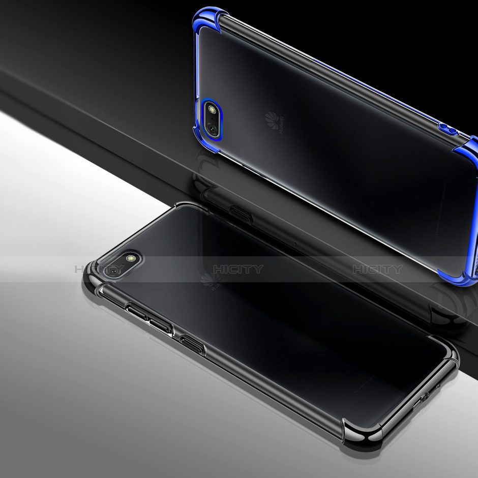 Huawei Y5 (2018)用極薄ソフトケース シリコンケース 耐衝撃 全面保護 クリア透明 H01 ファーウェイ 
