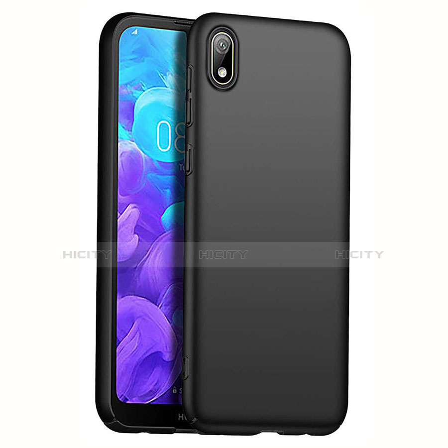 Huawei Y5 (2019)用ハードケース プラスチック 質感もマット M01 ファーウェイ ブラック
