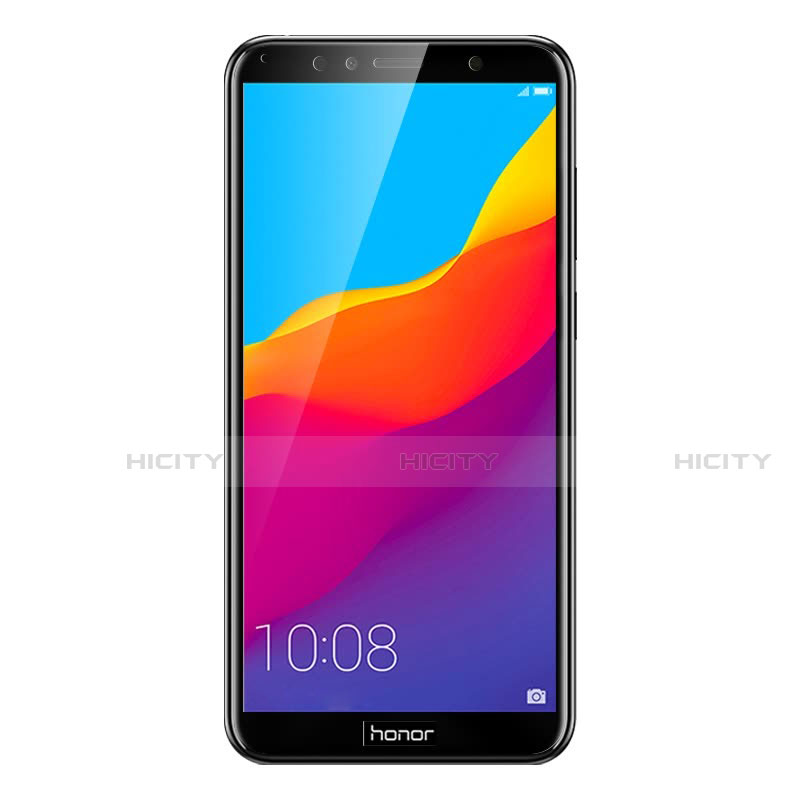 Huawei Y6 (2018)用強化ガラス フル液晶保護フィルム ファーウェイ ブラック