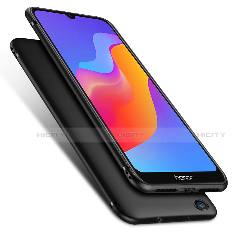 Huawei Y6 (2019)用極薄ソフトケース シリコンケース 耐衝撃 全面保護 S06 ファーウェイ ブラック
