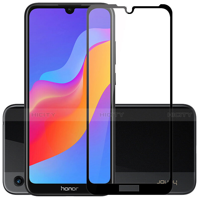 Huawei Y6 (2019)用強化ガラス フル液晶保護フィルム F03 ファーウェイ ブラック