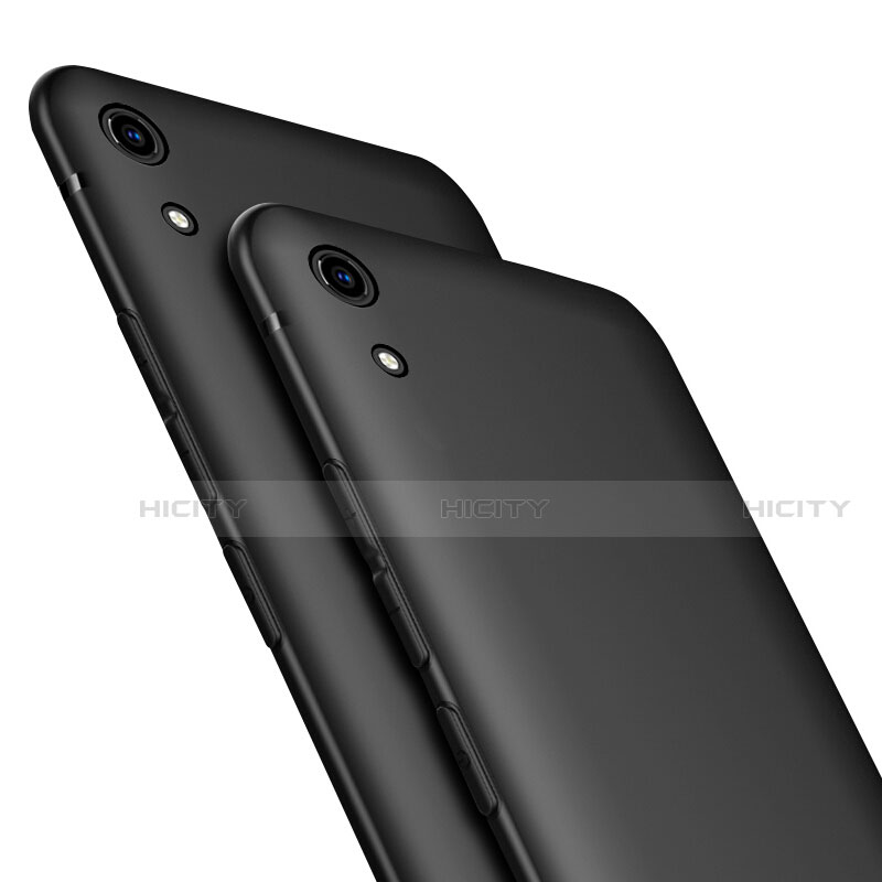 Huawei Y6 Prime (2019)用極薄ソフトケース シリコンケース 耐衝撃 全面保護 S06 ファーウェイ ブラック