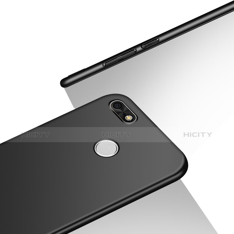 Huawei Y6 Pro (2017)用ハードケース プラスチック 質感もマット ファーウェイ ブラック