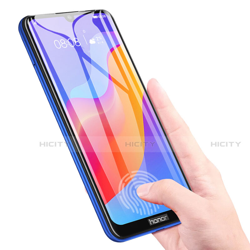 Huawei Y6 Pro (2019)用強化ガラス フル液晶保護フィルム F02 ファーウェイ ブラック