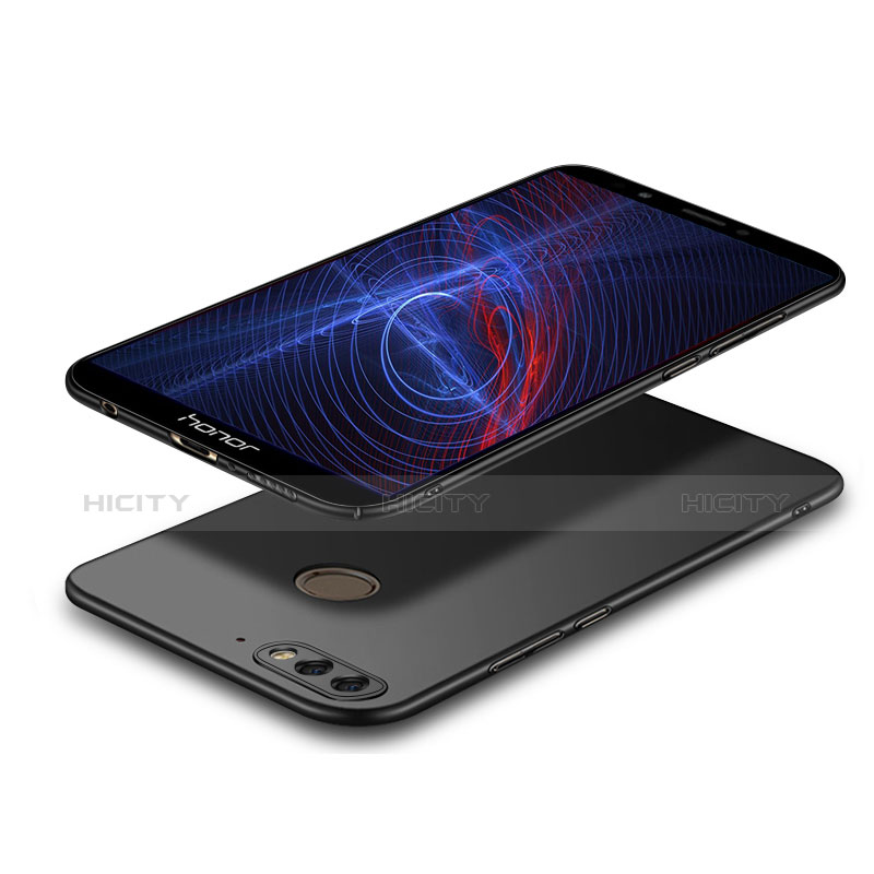 Huawei Y7 (2018)用ハードケース プラスチック 質感もマット M04 ファーウェイ ブラック