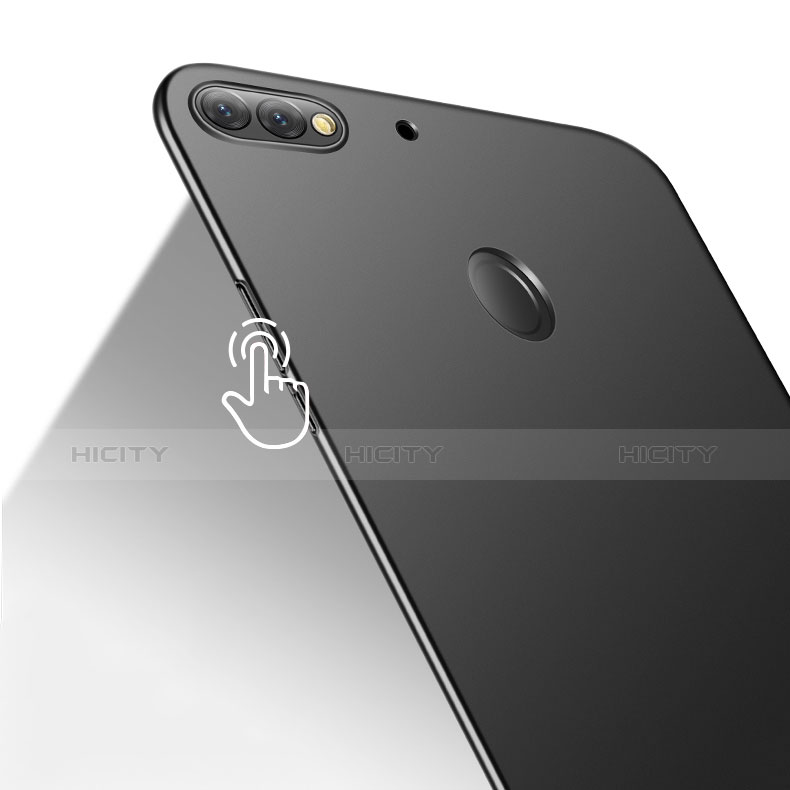 Huawei Y7 (2018)用ハードケース プラスチック 質感もマット アンド指輪 A04 ファーウェイ 