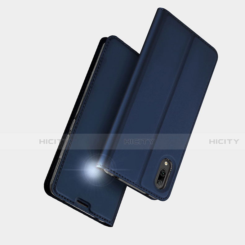 Huawei Y7 (2019)用手帳型 レザーケース スタンド カバー ファーウェイ 