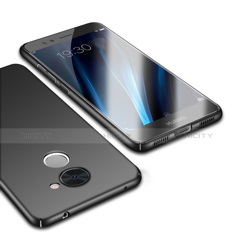 Huawei Y7 Prime用ハードケース プラスチック 質感もマット M02 ファーウェイ ブラック