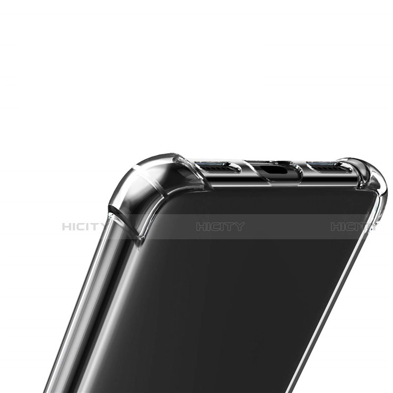 Huawei Y7 Pro (2019)用極薄ソフトケース シリコンケース 耐衝撃 全面保護 クリア透明 T04 ファーウェイ クリア