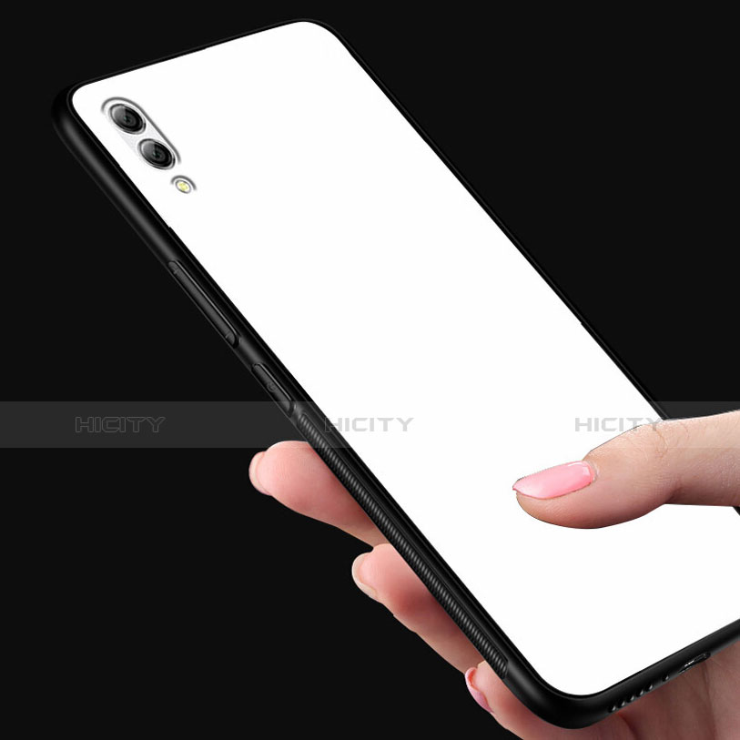 Huawei Y7 Pro (2019)用ハイブリットバンパーケース プラスチック 鏡面 カバー ファーウェイ 