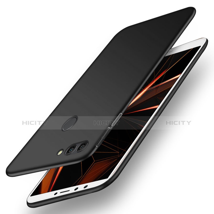 Huawei Y9 (2018)用ハードケース プラスチック 質感もマット M01 ファーウェイ ブラック