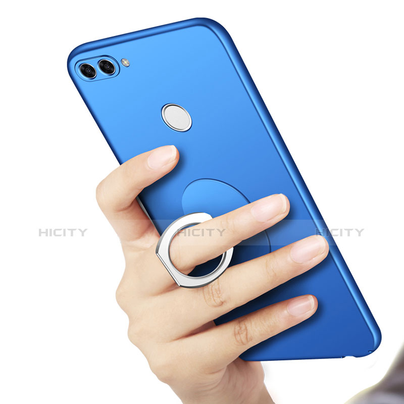 Huawei Y9 (2018)用ハードケース プラスチック 質感もマット アンド指輪 A01 ファーウェイ 