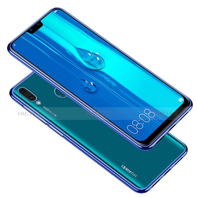 Huawei Y9 (2019)用極薄ソフトケース シリコンケース 耐衝撃 全面保護 クリア透明 H02 ファーウェイ 