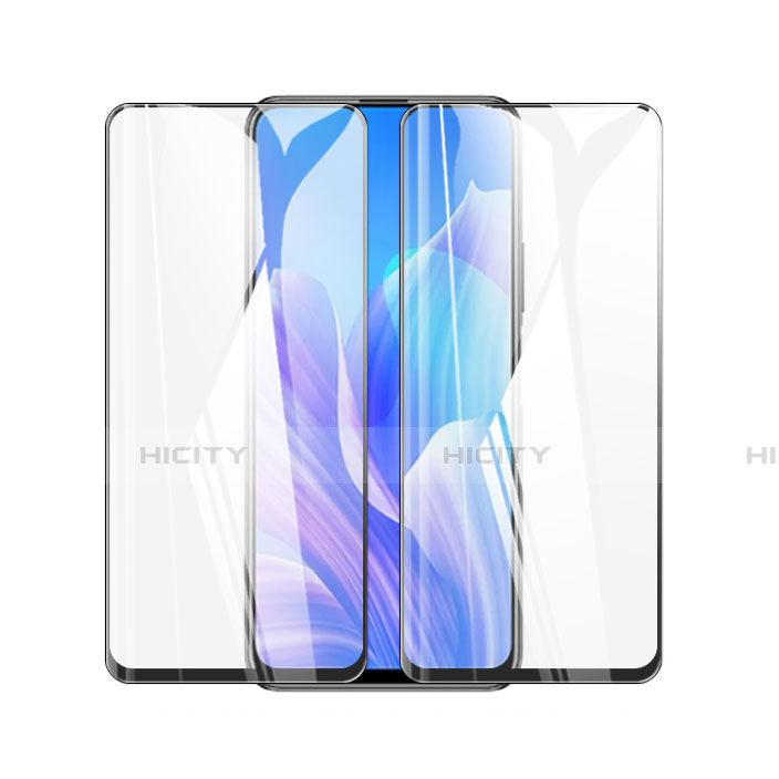Huawei Y9a用強化ガラス フル液晶保護フィルム ファーウェイ ブラック