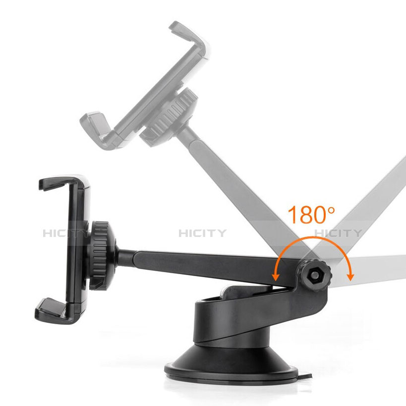 スマホ車載ホルダー 車載スタンド 真空吸盤で車のダッシュボードに直接取り付け ユニバーサル M05 ブラック