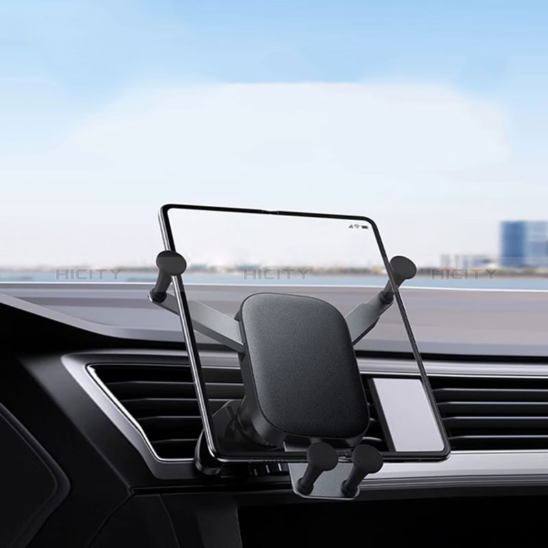 スマートフォン車載ホルダー 車載スタンド クリップで車のダッシュボードに直接取り付け ユニバーサル BS2 ブラック
