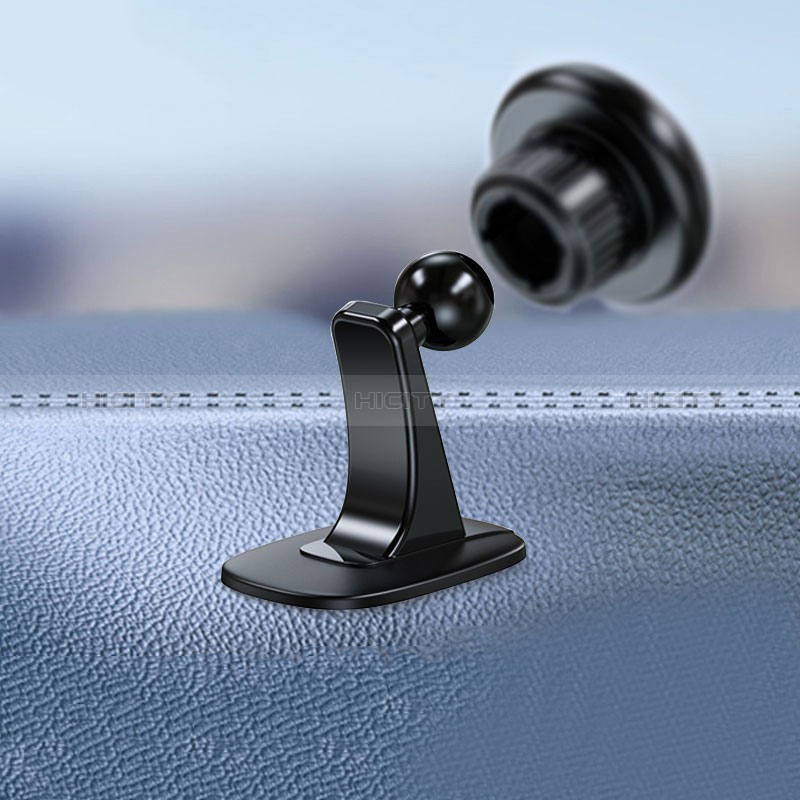 スマートフォン車載ホルダー 車載スタンド クリップで車のダッシュボードに直接取り付け ユニバーサル N07 ブラック