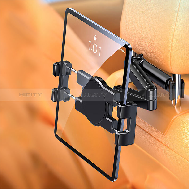 スマホ車載ホルダー 車載スタンド 後席スロット取付型 フレキシブル仕様 BS5 ブラック