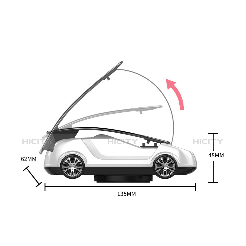 スマートフォン車載ホルダー 車載スタンド 真空吸盤で車のダッシュボードに直接取り付け ユニバーサル H03 