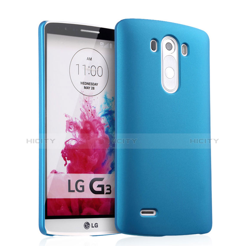 LG G3用ハードケース プラスチック 質感もマット LG ブルー
