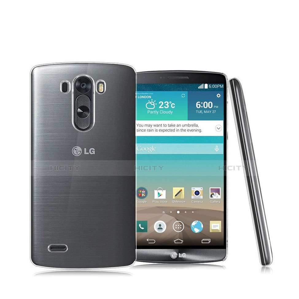 LG G3用ハードケース クリスタル クリア透明 LG クリア