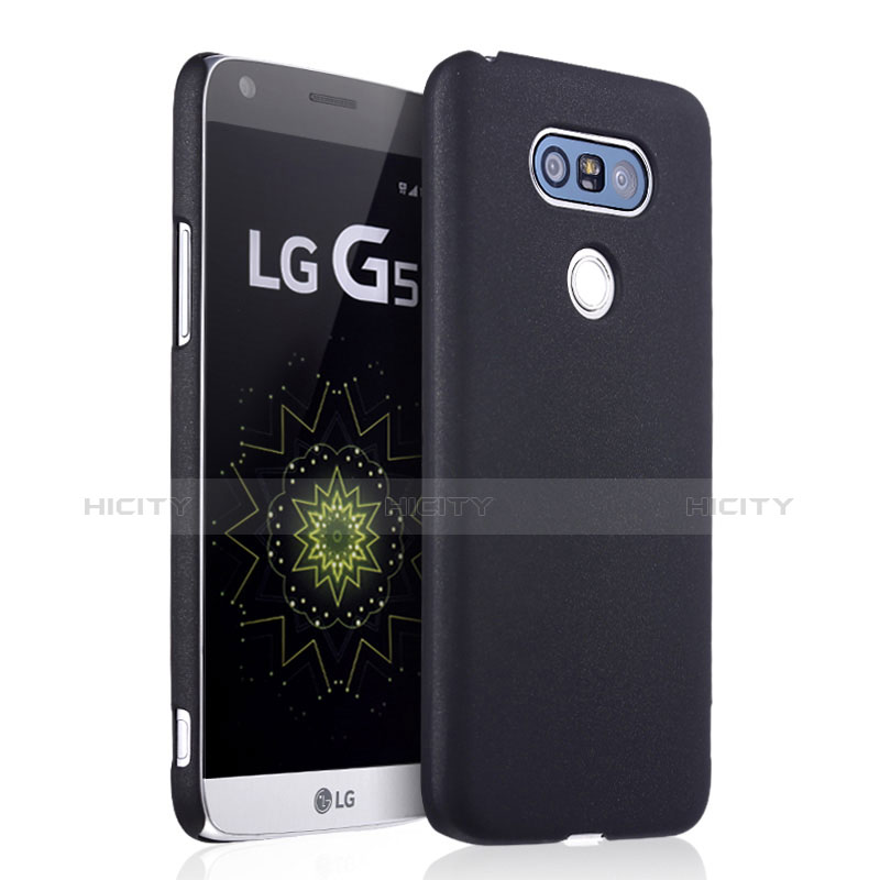 LG G5用ハードケース プラスチック 質感もマット LG ブラック