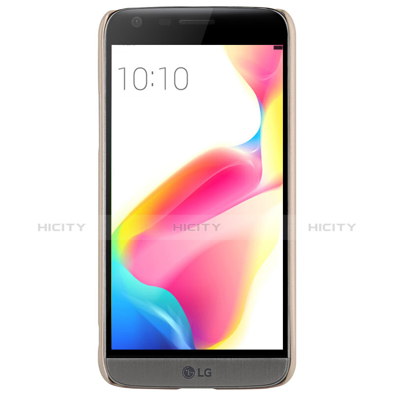 LG G5用ハードケース プラスチック 質感もマット R01 LG ゴールド
