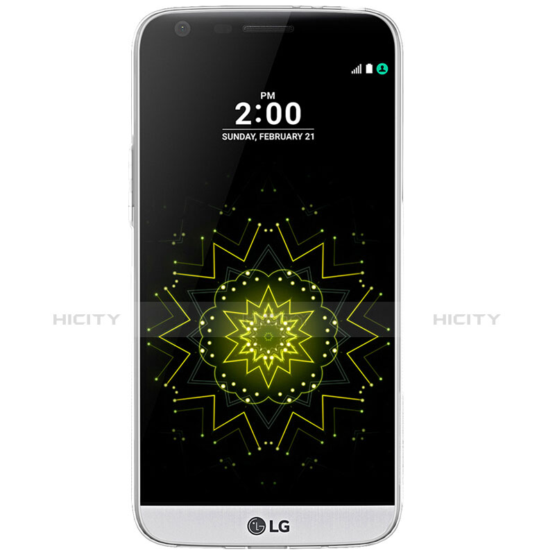 LG G5用極薄ソフトケース シリコンケース 耐衝撃 全面保護 クリア透明 T02 LG クリア