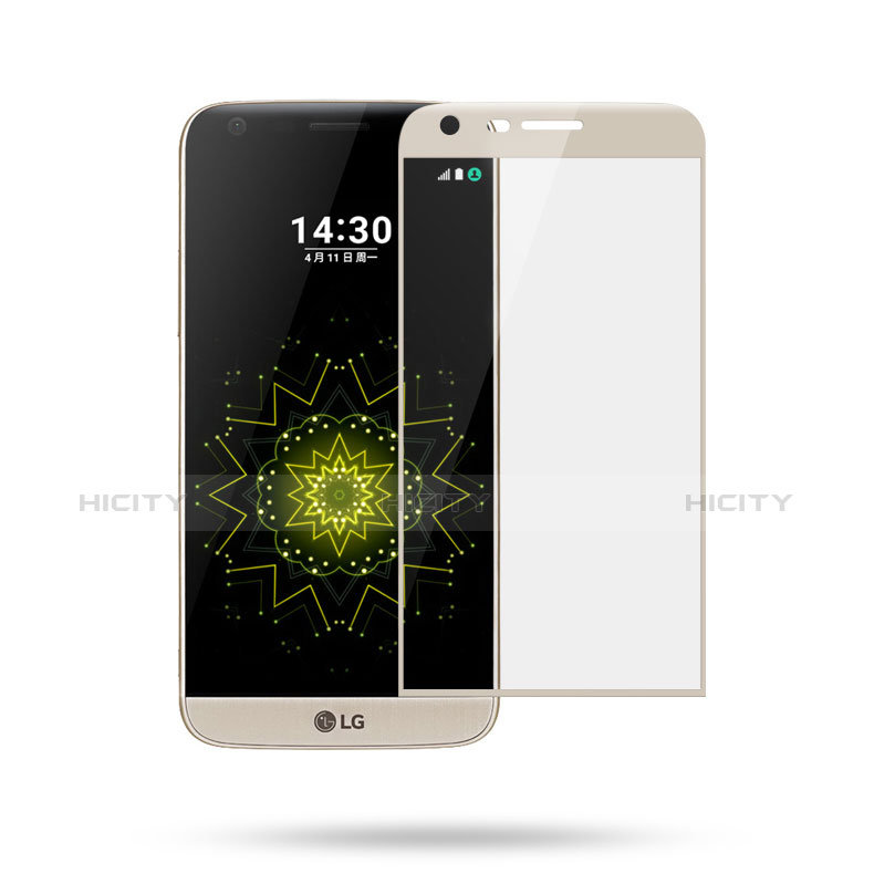 LG G5用強化ガラス フル液晶保護フィルム LG ゴールド