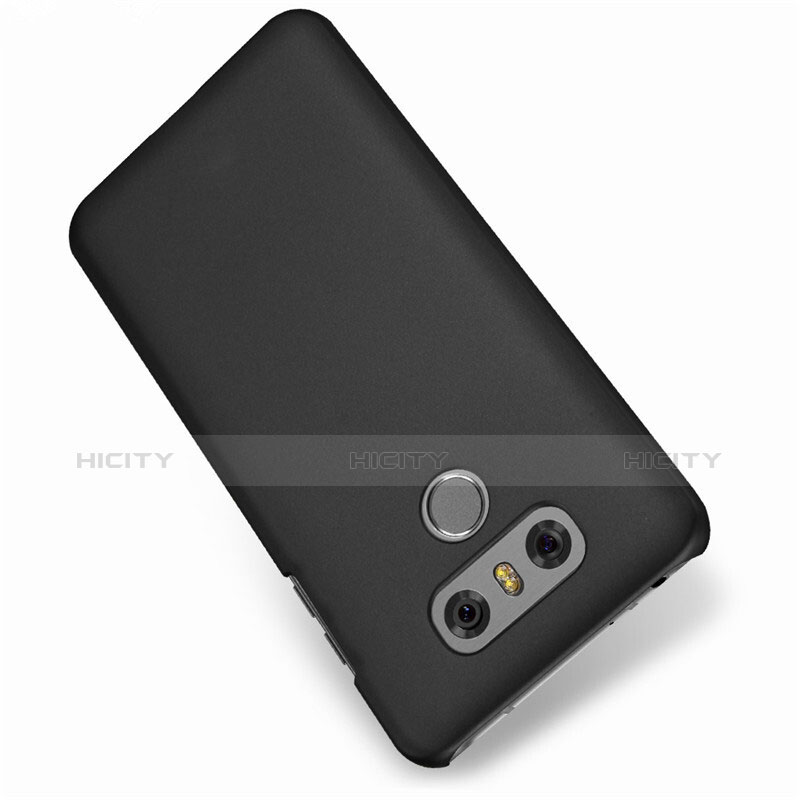 LG G6用ハードケース プラスチック 質感もマット LG ブラック