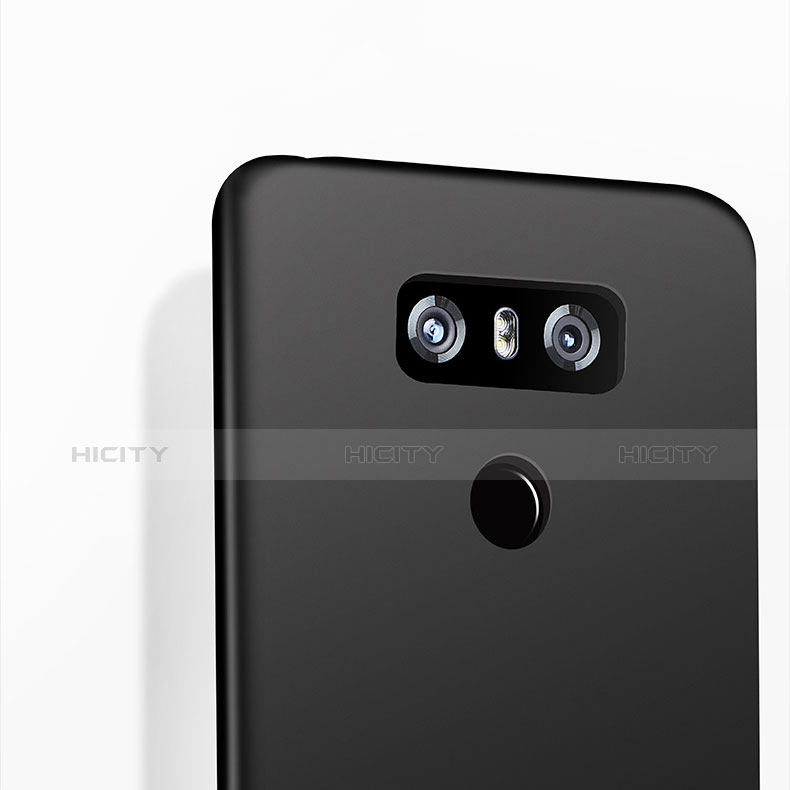 LG G6用シリコンケース ソフトタッチラバー LG ブラック