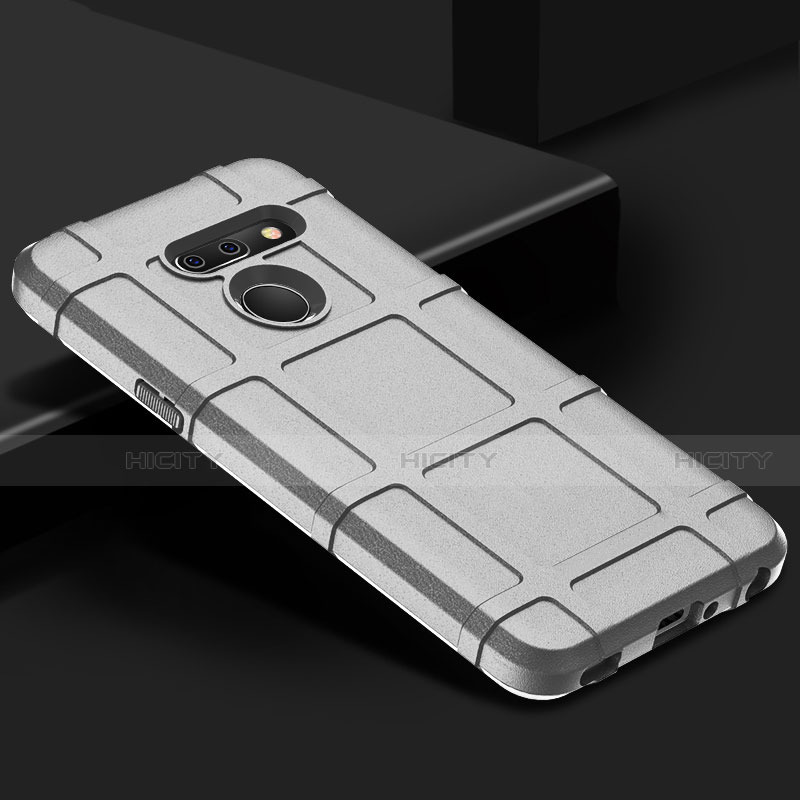 LG G8 ThinQ用360度 フルカバー極薄ソフトケース シリコンケース 耐衝撃 全面保護 バンパー LG 