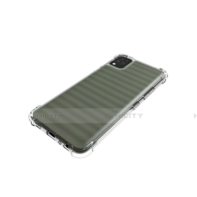 LG K42用極薄ソフトケース シリコンケース 耐衝撃 全面保護 クリア透明 カバー LG クリア