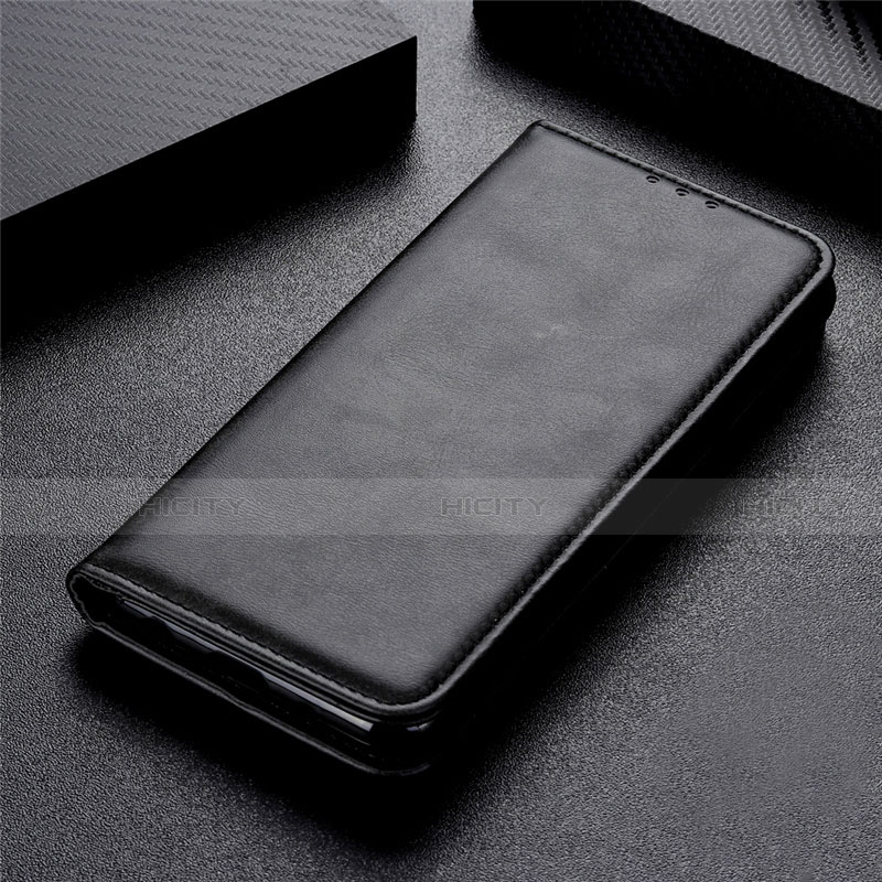 LG K51用手帳型 レザーケース スタンド カバー L02 LG ブラック