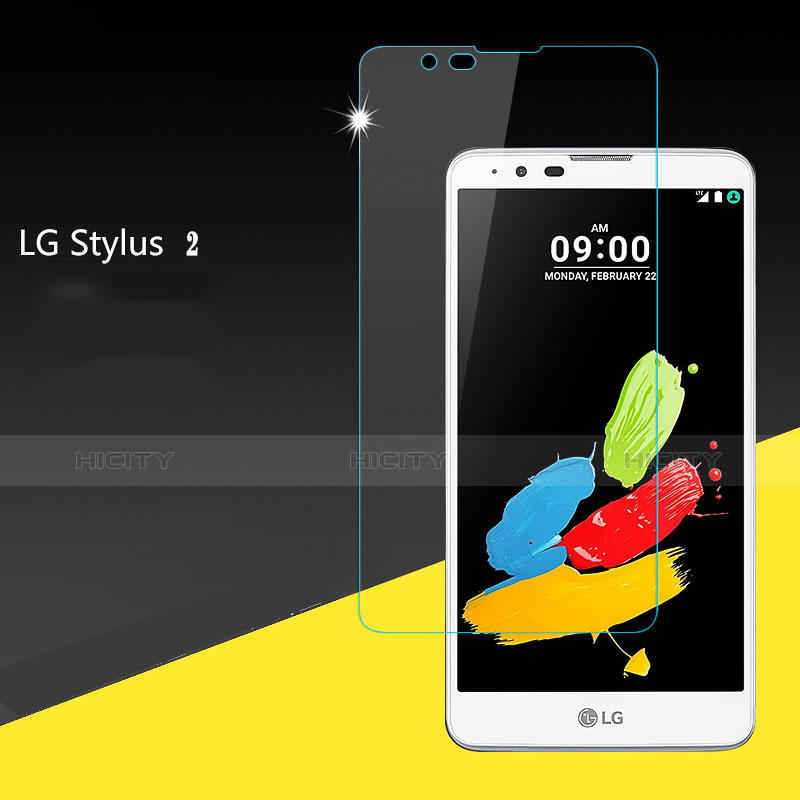 LG Stylus 2 Plus用強化ガラス 液晶保護フィルム LG クリア