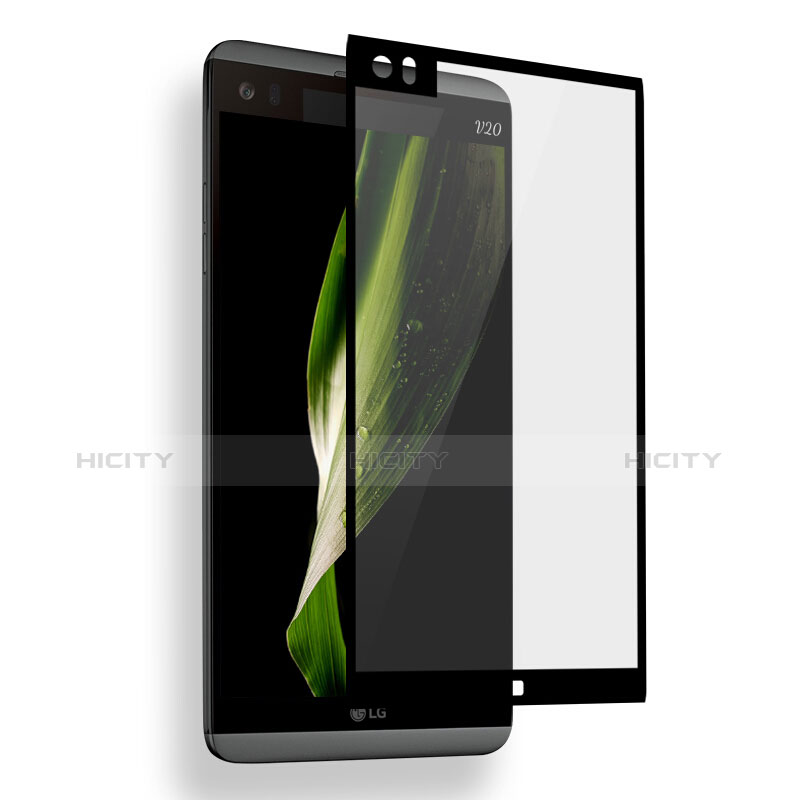 LG V20用強化ガラス フル液晶保護フィルム LG ブラック
