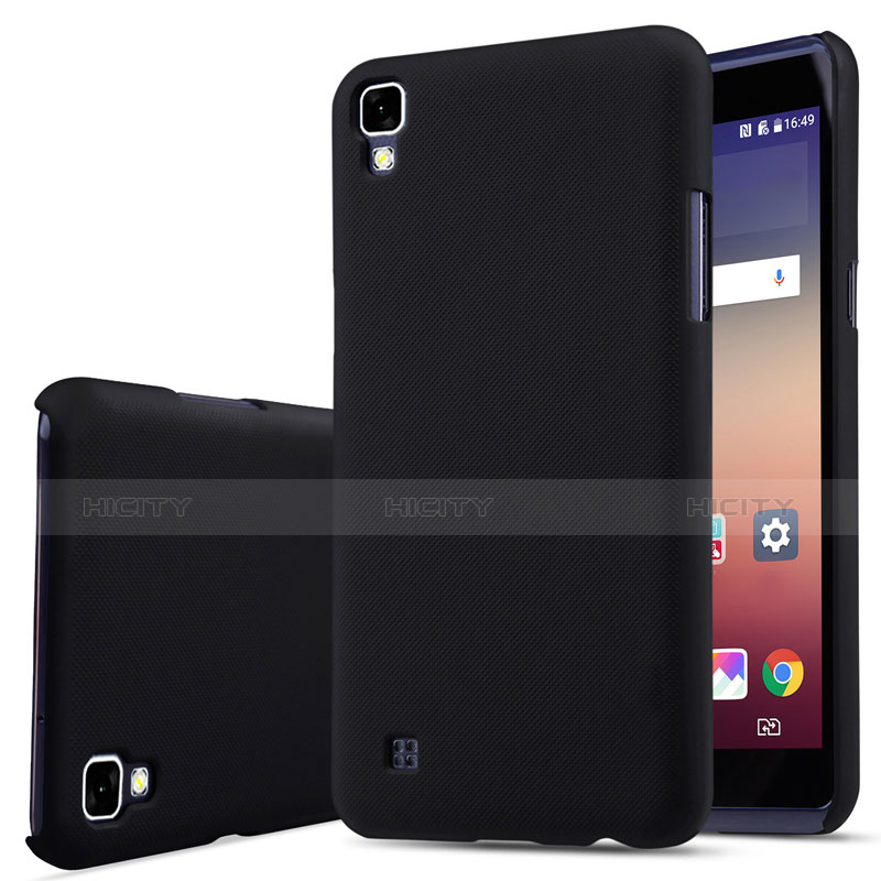 LG X Power用ハードケース プラスチック 質感もマット LG ブラック