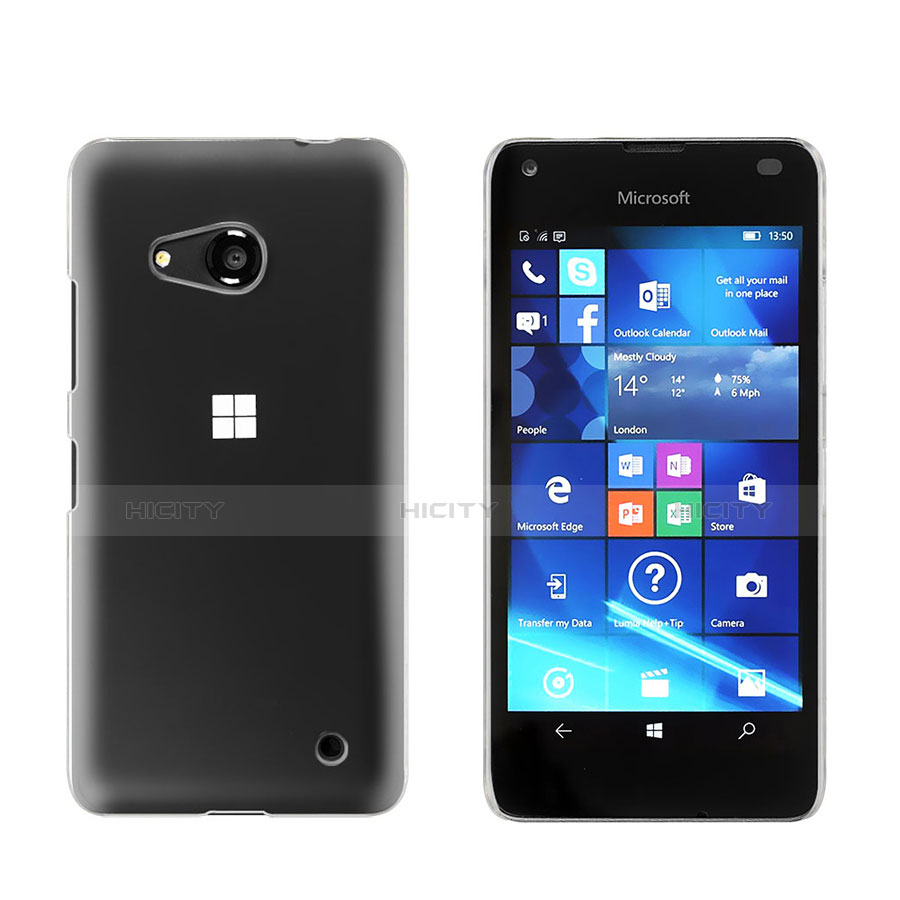 Microsoft Lumia 550用ハードケース クリスタル クリア透明 Microsoft クリア