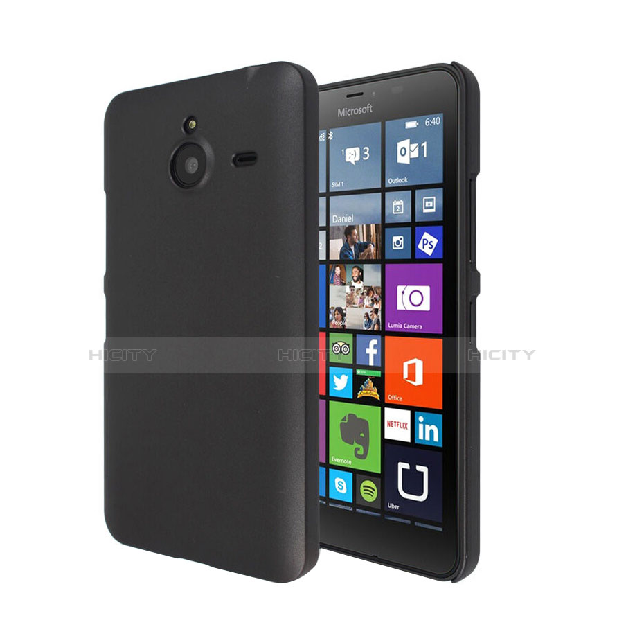 Microsoft Lumia 640 XL Lte用ハードケース プラスチック 質感もマット Microsoft ブラック
