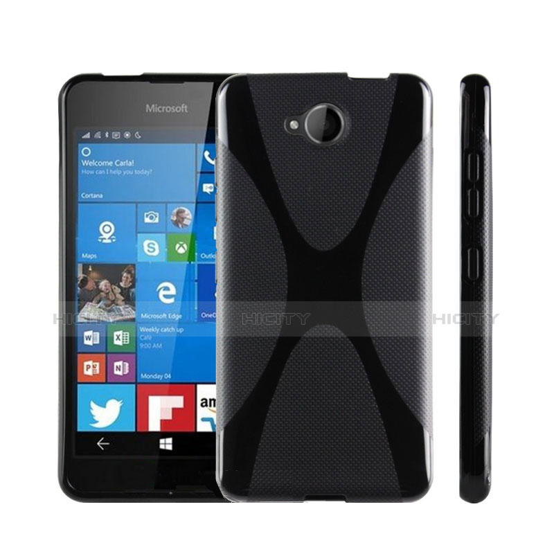 Microsoft Lumia 650用ソフトケース X ライン Microsoft ブラック