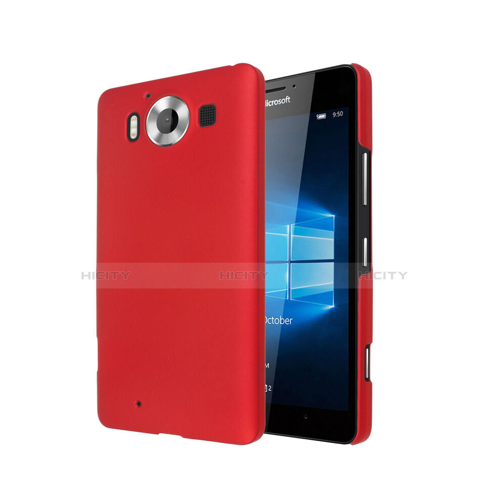 Microsoft Lumia 950用ハードケース プラスチック 質感もマット Microsoft レッド