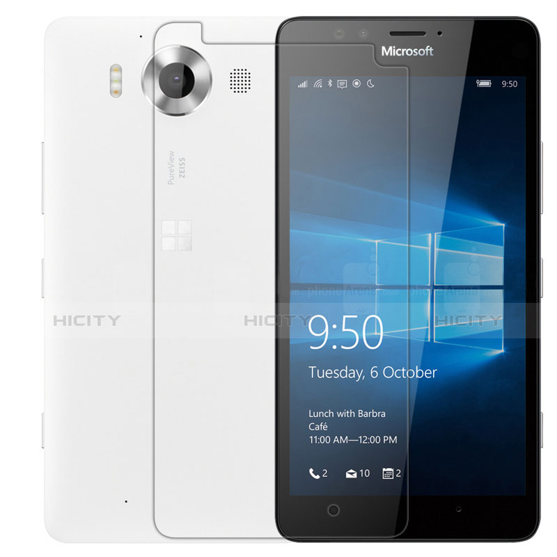 Microsoft Lumia 950用強化ガラス 液晶保護フィルム T01 Microsoft クリア