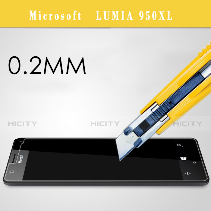 Microsoft Lumia 950 XL用強化ガラス 液晶保護フィルム Microsoft クリア