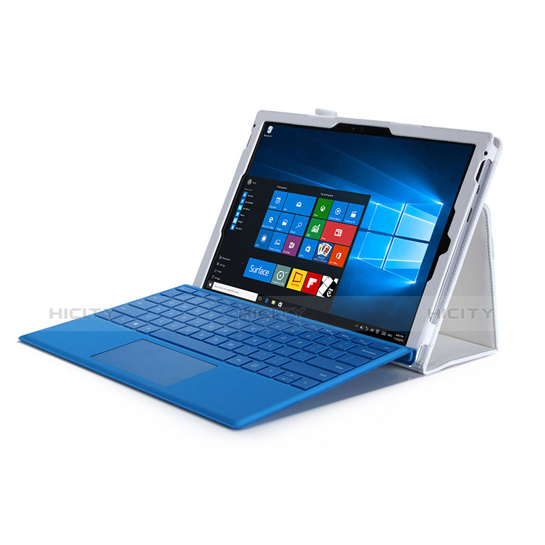 Microsoft Surface Pro 4用手帳型 レザーケース スタンド Microsoft ホワイト