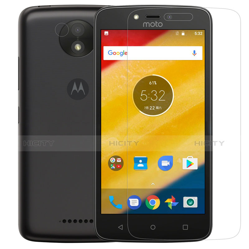Motorola Moto C Plus用強化ガラス 液晶保護フィルム モトローラ クリア