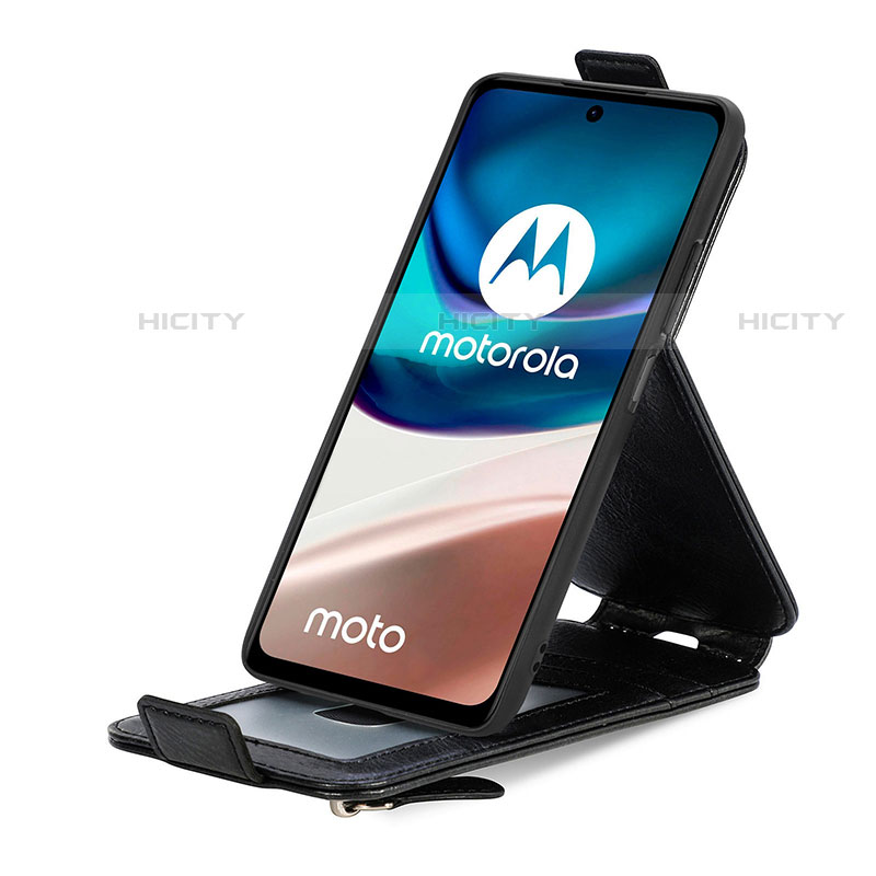 Motorola Moto E32s用フリップ レザーケース スタンド S01D モトローラ 