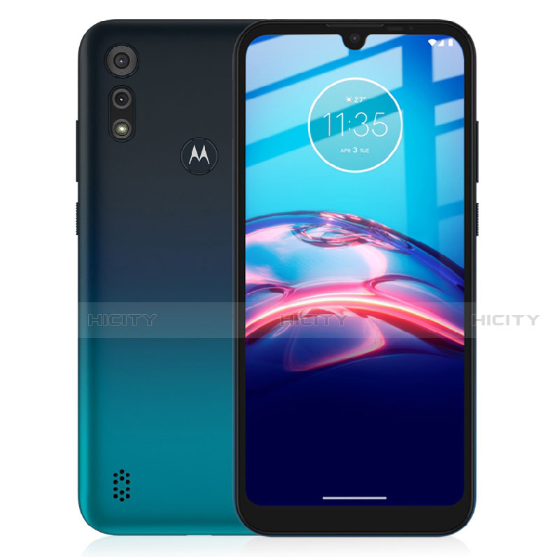 Motorola Moto E6s (2020)用強化ガラス フル液晶保護フィルム F02 モトローラ ブラック