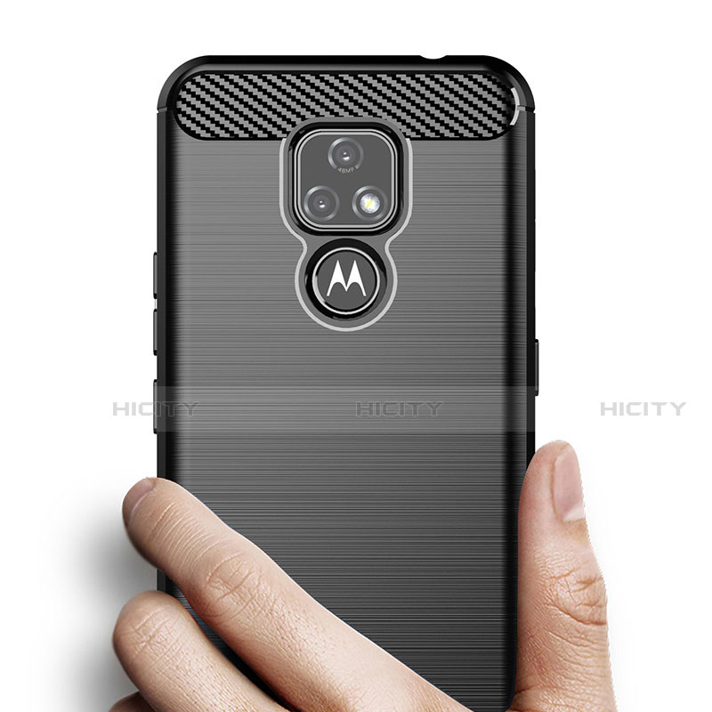 Motorola Moto E7 (2020)用シリコンケース ソフトタッチラバー ライン カバー モトローラ 